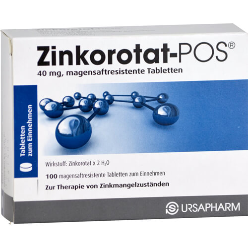 ZINKOROTAT POS magensaftresistente Tabletten ZINKOROTAT POS magensaftresistente Tabletten