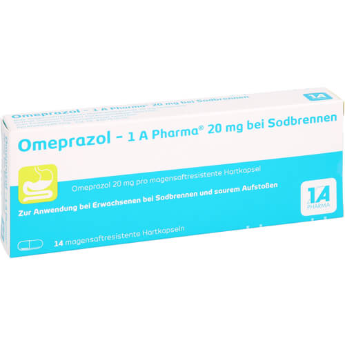 OMEPRAZOL-1A Pharma 20 mg bei Sodbrennen HKM OMEPRAZOL-1A Pharma 20 mg bei Sodbrennen HKM