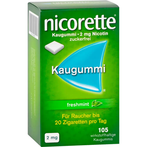 NICORETTE 2 mg freshmint Kaugummi NICORETTE 2 mg freshmint Kaugummi