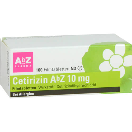 CETIRIZIN AbZ 10 mg Filmtabletten CETIRIZIN AbZ 10 mg Filmtabletten