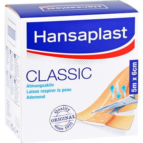 HANSAPLAST Classic Pflaster 6 cmx5 m HANSAPLAST Classic Pflaster 6 cmx5 m
