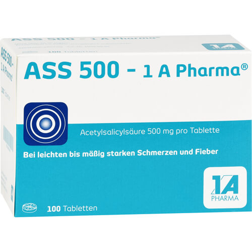 ASS 500-1A Pharma Tabletten ASS 500-1A Pharma Tabletten