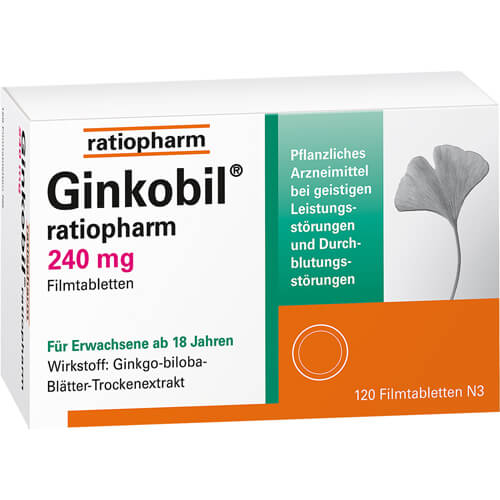 GINKOBIL-ratiopharm 240 mg Filmtabletten GINKOBIL-ratiopharm 240 mg Filmtabletten