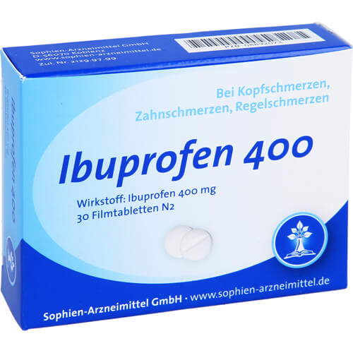 IBUPROFEN Sophien 400 Filmtabletten IBUPROFEN Sophien 400 Filmtabletten