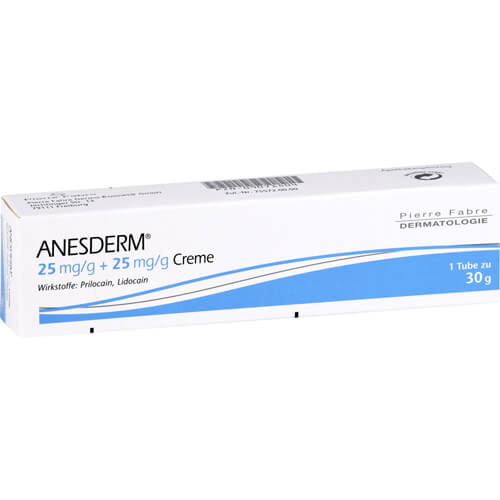 ANESDERM 25 mg/g + 25 mg/g Creme ANESDERM 25 mg/g + 25 mg/g Creme