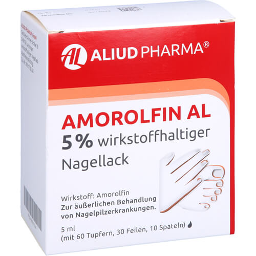 Amorolfin AL 5% Nagellack bei Nagelpilz Amorolfin AL 5% Nagellack bei Nagelpilz