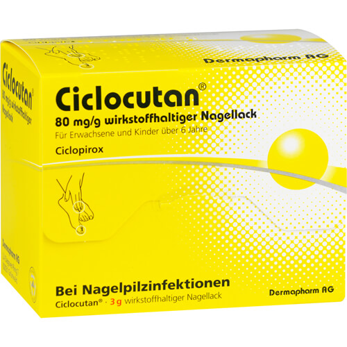 CICLOCUTAN 80 mg/g wirkstoffhaltiger Nagellack CICLOCUTAN 80 mg/g wirkstoffhaltiger Nagellack