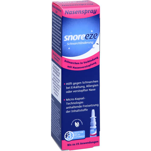 SNOREEZE Schnarchlinderung Nasenspray SNOREEZE Schnarchlinderung Nasenspray