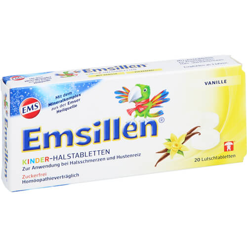 EMSILLEN Kinder Halstabletten Vanille EMSILLEN Kinder Halstabletten Vanille