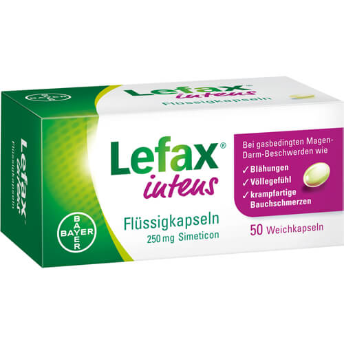 LEFAX intens Flüssigkapseln 250 mg Simeticon LEFAX intens Flüssigkapseln 250 mg Simeticon