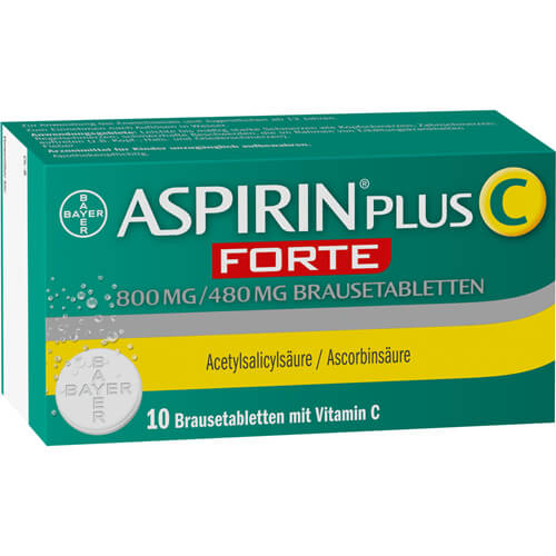 ASPIRIN plus C forte 800 mg/480 mg Brausetabletten ASPIRIN plus C forte 800 mg/480 mg Brausetabletten