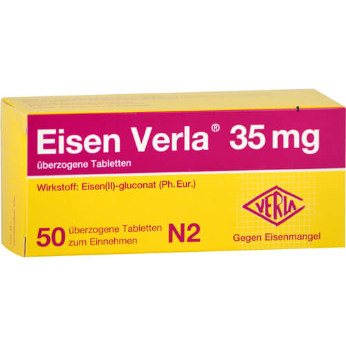 EISEN VERLA 35 mg überzogene Tabletten EISEN VERLA 35 mg überzogene Tabletten