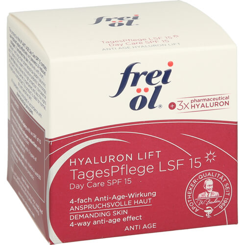 FREI ÖL Anti-Age Hyaluron Lift TagesPflege LSF 15 FREI ÖL Anti-Age Hyaluron Lift TagesPflege LSF 15
