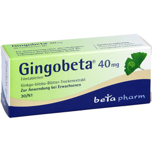 GINGOBETA 40 mg Filmtabletten GINGOBETA 40 mg Filmtabletten