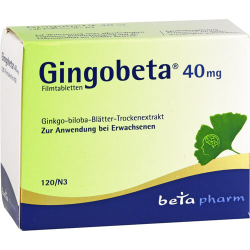 GINGOBETA 40 mg Filmtabletten GINGOBETA 40 mg Filmtabletten