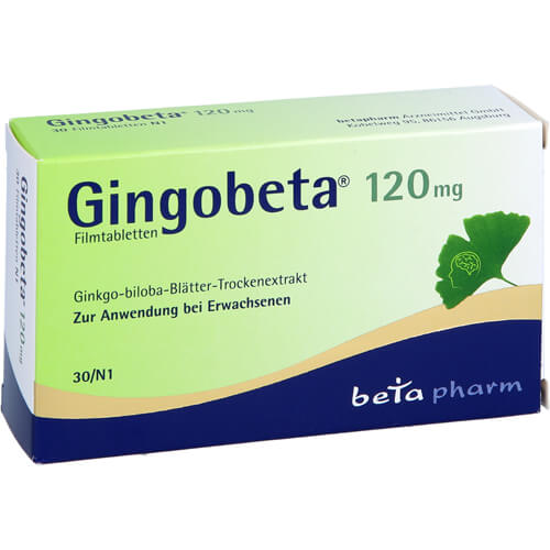 GINGOBETA 120 mg Filmtabletten GINGOBETA 120 mg Filmtabletten