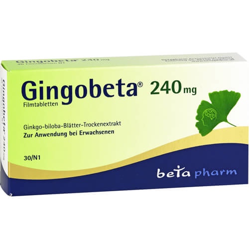 GINGOBETA 240 mg Filmtabletten GINGOBETA 240 mg Filmtabletten