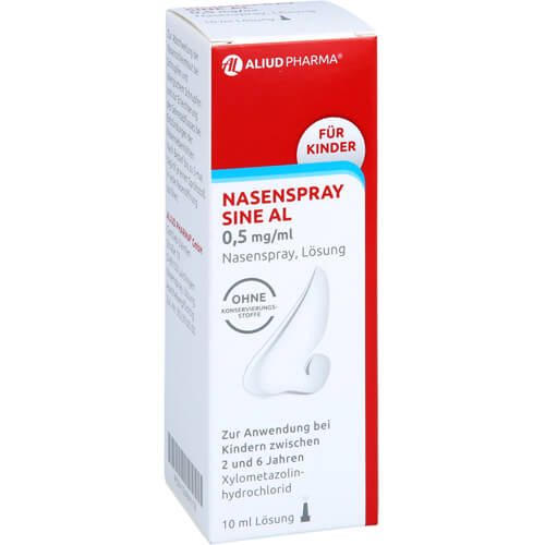 Nasenspray sine AL 0,5 mg / ml bei Schnupfen Nasenspray sine AL 0,5 mg / ml bei Schnupfen