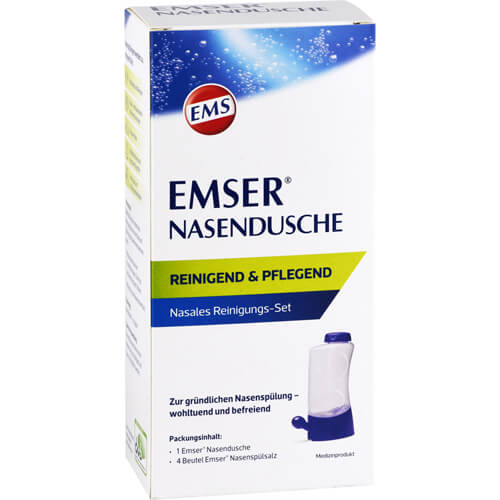EMSER Nasendusche mit 4 Btl.Nasenspülsalz EMSER Nasendusche mit 4 Btl.Nasenspülsalz