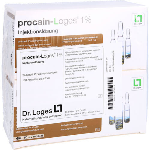 PROCAIN-Loges 1% Injektionslösung Ampullen PROCAIN-Loges 1% Injektionslösung Ampullen