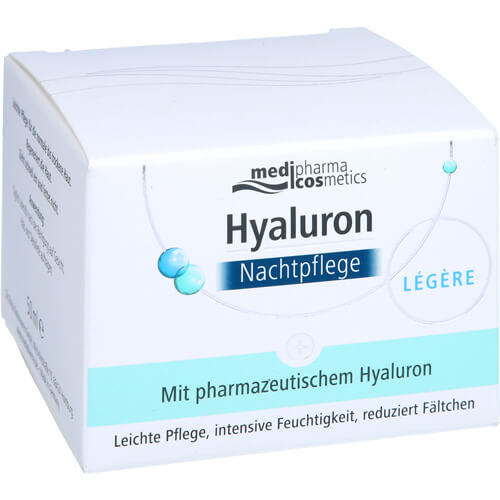 HYALURON NACHTPFLEGE legere Creme im Tiegel HYALURON NACHTPFLEGE legere Creme im Tiegel
