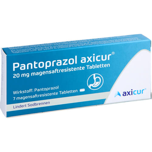 PANTOPRAZOL axicur 20 mg magensaftres.Tabletten PANTOPRAZOL axicur 20 mg magensaftres.Tabletten