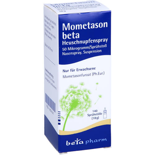 MOMETASON beta Heuschnupfenspray 50μg/Sp.140 Sp.St MOMETASON beta Heuschnupfenspray 50μg/Sp.140 Sp.St