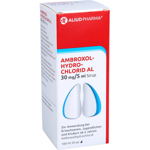 Ambroxolhydrochlorid AL 30 mg / 5 ml Sirup zur Erleichterung des Abhustens bei erkältungsbedingter Bronchitis (Schleimlöser) Ambroxolhydrochlorid AL 30 mg / 5 ml Sirup zur Erleichterung des Abhustens bei erkältungsbedingter Bronchitis (Schleimlöser)