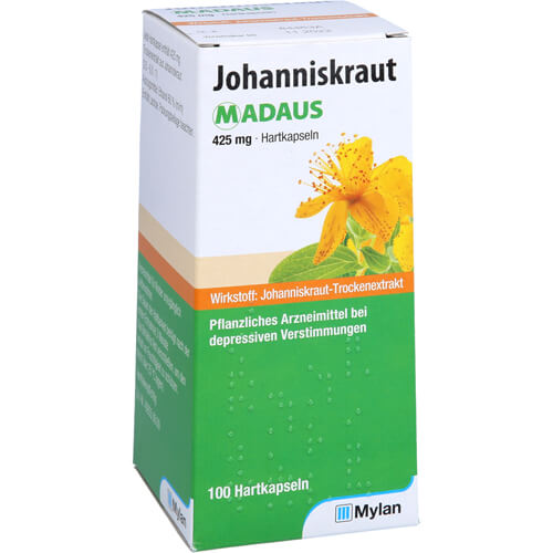 JOHANNISKRAUT MADAUS 425 mg Hartkapseln JOHANNISKRAUT MADAUS 425 mg Hartkapseln