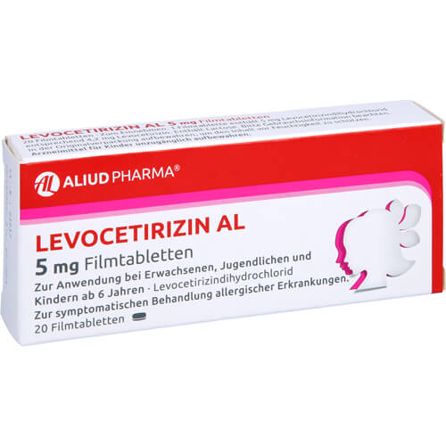 Levocetirizin AL 5 mg Filmtabletten bei Heuschnupfen Levocetirizin AL 5 mg Filmtabletten bei Heuschnupfen