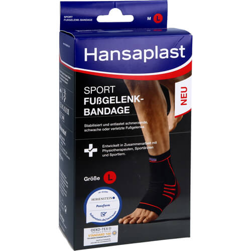 HANSAPLAST Sport Fußgelenk-Bandage Gr.L HANSAPLAST Sport Fußgelenk-Bandage Gr.L
