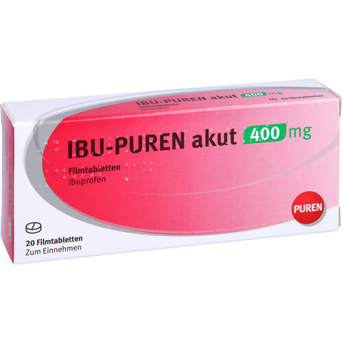 IBU-PUREN akut 400 mg Filmtabletten IBU-PUREN akut 400 mg Filmtabletten