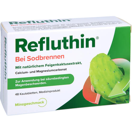 REFLUTHIN bei Sodbrennen Kautabletten Minze REFLUTHIN bei Sodbrennen Kautabletten Minze