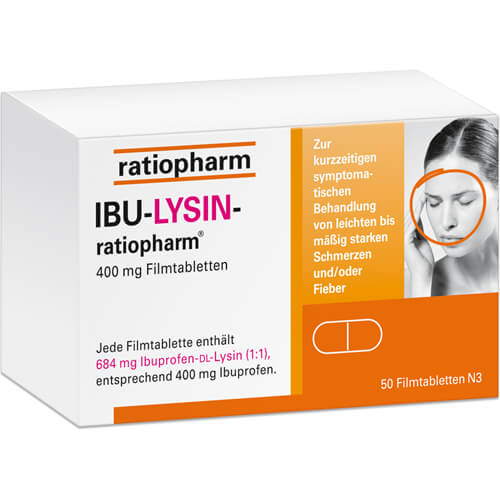 IBU-LYSIN-ratiopharm 400 mg Filmtabletten IBU-LYSIN-ratiopharm 400 mg Filmtabletten