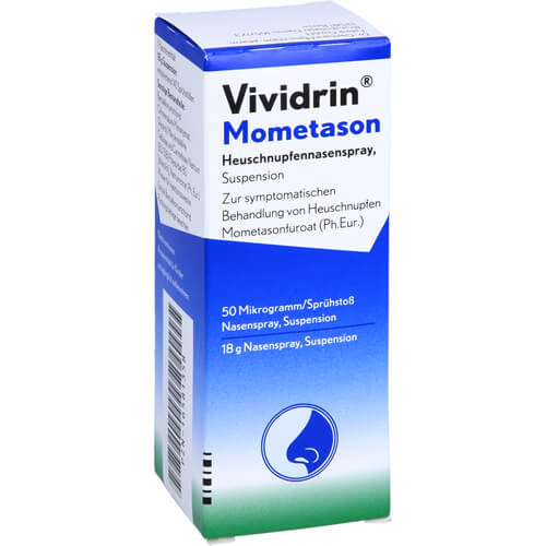 VIVIDRIN Mometason Heuschn.Nspr.50μg/Sp. 140SprSt. VIVIDRIN Mometason Heuschn.Nspr.50μg/Sp. 140SprSt.
