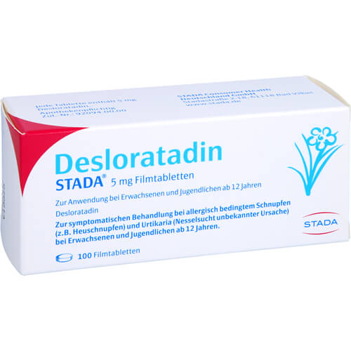 DESLORATADIN STADA 5 mg Filmtabletten DESLORATADIN STADA 5 mg Filmtabletten