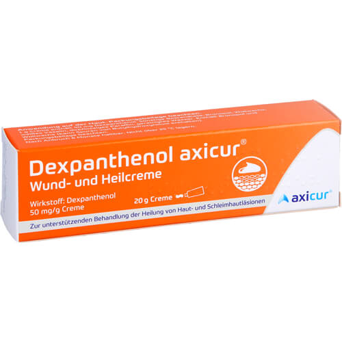 DEXPANTHENOL axicur Wund- und Heilcreme 50 mg/g DEXPANTHENOL axicur Wund- und Heilcreme 50 mg/g