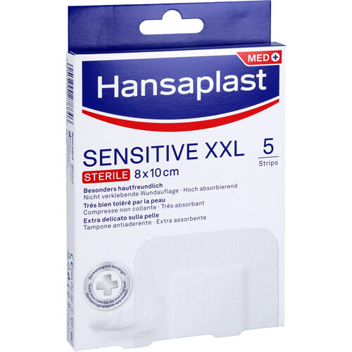 HANSAPLAST Sensitive Wundverband steril 8x10 cm HANSAPLAST Sensitive Wundverband steril 8x10 cm