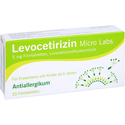 LEVOCETIRIZIN Micro Labs 5 mg Filmtabletten LEVOCETIRIZIN Micro Labs 5 mg Filmtabletten