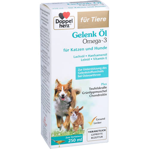 DOPPELHERZ für Tiere Gelenk Öl f.Hunde/Katzen DOPPELHERZ für Tiere Gelenk Öl f.Hunde/Katzen