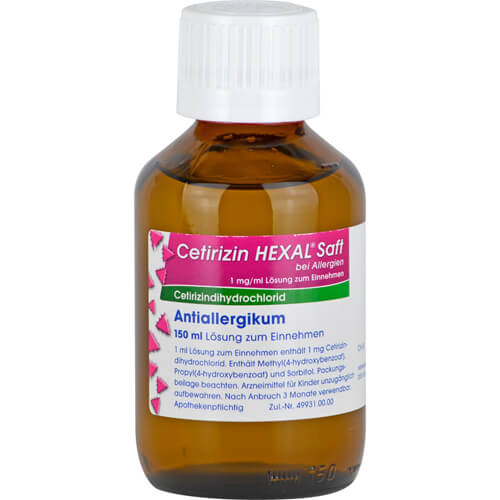 CETIRIZIN HEXAL Saft bei Allergien CETIRIZIN HEXAL Saft bei Allergien