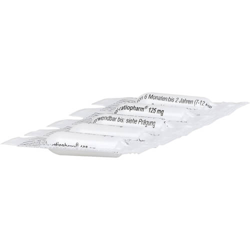 PARACETAMOL-ratiopharm 125 mg Zäpfchen PARACETAMOL-ratiopharm 125 mg Zäpfchen