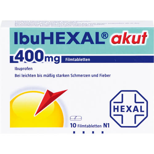 IBUHEXAL akut 400 Filmtabletten IBUHEXAL akut 400 Filmtabletten