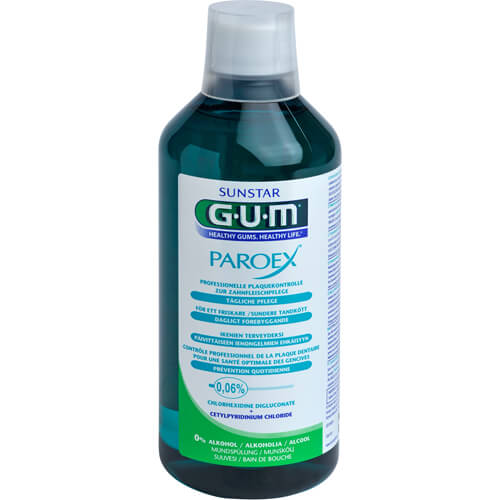 GUM PAROEX 0,06% CHX Mundspülung GUM PAROEX 0,06% CHX Mundspülung