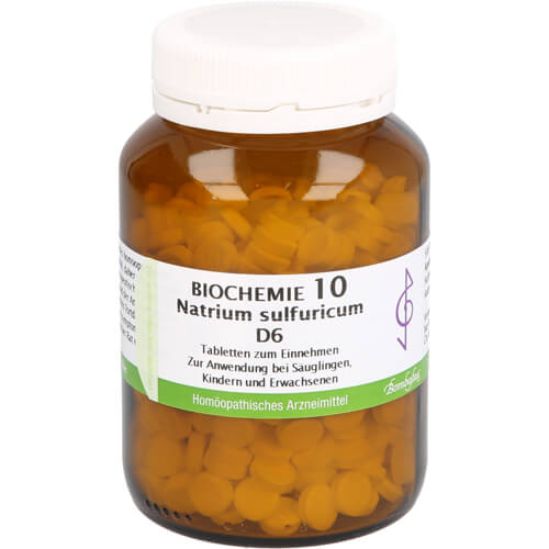 BIOCHEMIE 10 Natrium sulfuricum D 6 Tabletten BIOCHEMIE 10 Natrium sulfuricum D 6 Tabletten