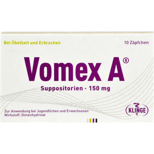 VOMEX A 150 mg Suppositorien VOMEX A 150 mg Suppositorien