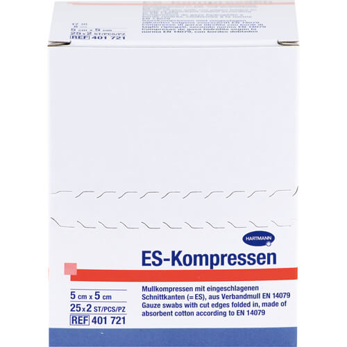 ES-KOMPRESSEN steril 5x5 cm 8fach ES-KOMPRESSEN steril 5x5 cm 8fach