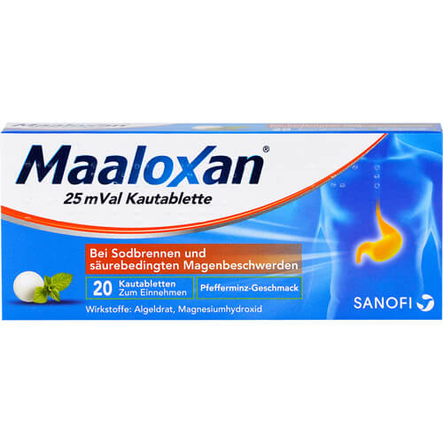 MAALOXAN 25 mVal Kautabletten MAALOXAN 25 mVal Kautabletten