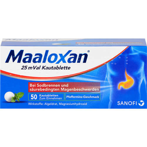 MAALOXAN 25 mVal Kautabletten MAALOXAN 25 mVal Kautabletten
