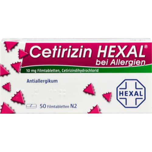 CETIRIZIN HEXAL Filmtabletten bei Allergien CETIRIZIN HEXAL Filmtabletten bei Allergien